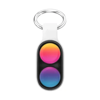 PopPuck Buckle Fingertip Fidget Magnetic Toy + Keyring